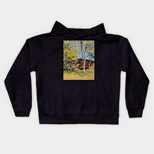 Blue and Gold Kids Hoodie